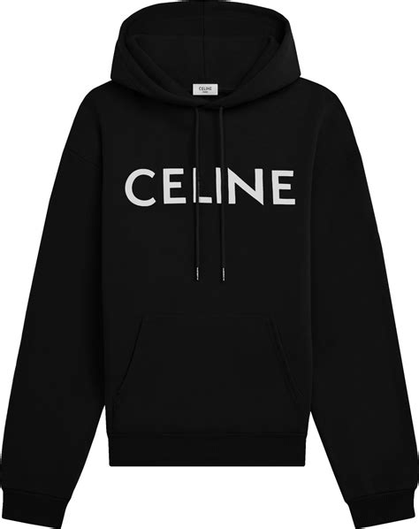 celine black and white hoodie|celine hoodie cheap.